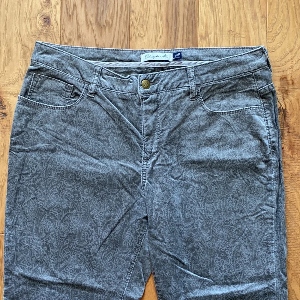 Christopher blue sz 10 Sophia MID-RISE skinny silhouette pants/jeans - Picture 5 of 15